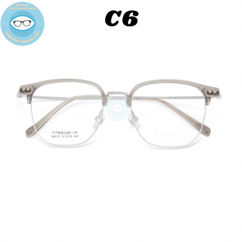 Gọng nhựa càng kính titanium mã 8151